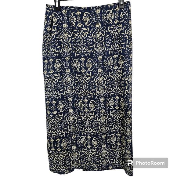 Talbots Petites Rayon and Linen Pencil Skirt Women's Size 10 Petite - Picture 1 of 11